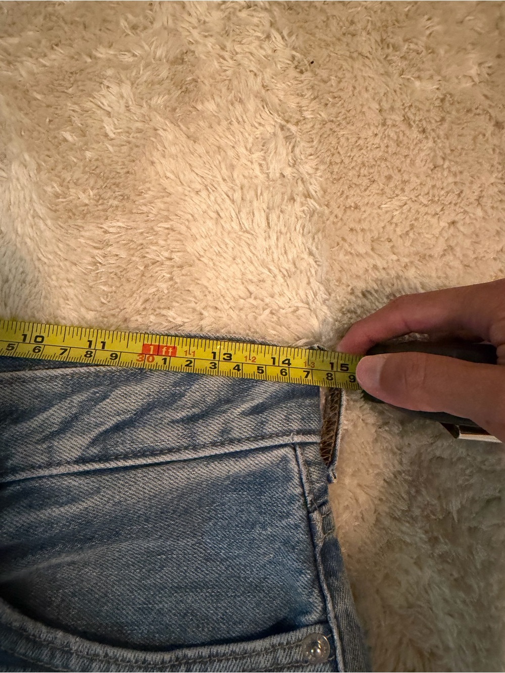 Everlane Light Blue Denim Bermuda Shorts - Picture 9 of 9